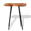 vidaXL Log Bar Table Solid Acacia Wood 90x60x110 cm