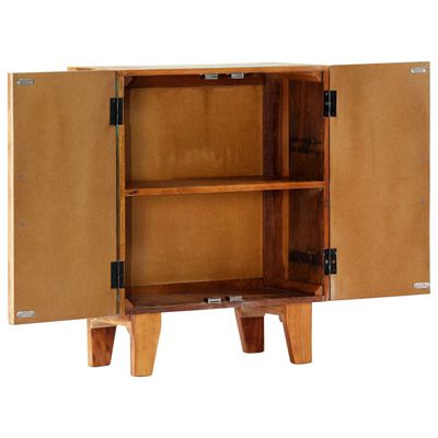 vidaXL Hand Carved Sideboard 60x30x75 cm Solid Reclaimed Wood