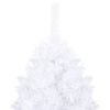 vidaXL Artificial Pre-lit Christmas Tree with Ball Set White 120 cm PVC