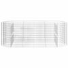 vidaXL Gabion Raised Bed Galvanised Iron 300x100x100 cm