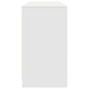 vidaXL Desk White 120x42x76 cm Engineered Wood
