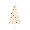 vidaXL Artificial Pre-lit Christmas Tree with Baubles White 180 cm
