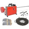 vidaXL Pipe Cleaning Machine 250 W 15mx16mm 4.5mx9.5mm