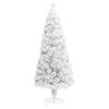 vidaXL Artificial Pre-lit Christmas Tree White 180 cm Fibre Optic