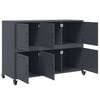 vidaXL Sideboard Anthracite 100.5x39x72 cm Steel