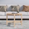 vidaXL Coffee Table &Oslash; 62.5x45 cm Solid Wood Pine