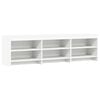vidaXL TV Cabinet 168 x 33 x 47 cm White Engineered Wood