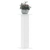 vidaXL Plant Stands 2 pcs White 30x30x95 cm Engineered Wood