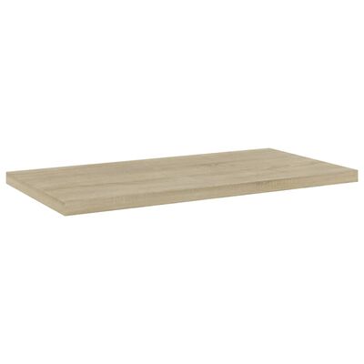 vidaXL Bookshelf Boards 8 pcs Sonoma Oak 40x20x1.5 cm Engineered Wood