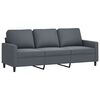vidaXL 4 Piece Sofa Set with Cushions Dark Grey Velvet