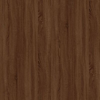 vidaXL Side Table Brown Oak 40x40x35 cm Engineered Wood