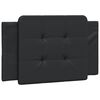 vidaXL Bed Frame without Mattress "Zadar" Black 90x190 cm Single Faux Leather