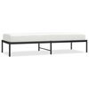 vidaXL Metal Bed Frame without Mattress Black 180x200cm