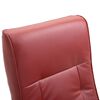 vidaXL Massage Chair Wine Red Faux Leather