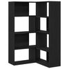 vidaXL Wardrobe 6-Tier 85 x 85 x 140 cm Engineered Wood Black Oak