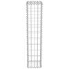 vidaXL Gabion Wall with Covers Galvanised Steel 20x20x100 cm