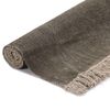 vidaXL Kilim Rug Cotton 160x230 cm Taupe