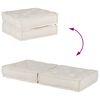 vidaXL Modular Sofa Unit Cream 70x70x36 Fabric
