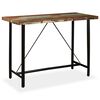 vidaXL Bar Table | Multicolour | Solid reclaimed wood | Medium | Industrial