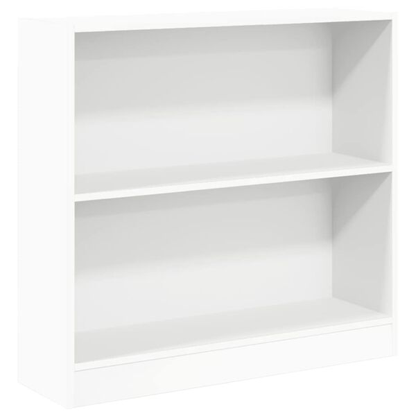 vidaXL Bookshelf White 80x24x75 cm Engineered Wood