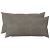 vidaXL Cushion Cover 2 pcs HEERLEN Light Grey 40 x 80 cm Velvet