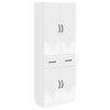 vidaXL Cabinet Set 2 pcs White Engineered Wood