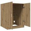 vidaXL Washing Machine Cabinet Artisan Oak 70.5x71.5x91.5 cm