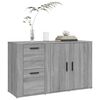vidaXL Sideboard Grey Sonoma 100x33x59.5 cm Engineered Wood
