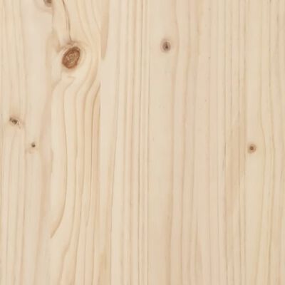 vidaXL Dog Bed 65.5x43x70 cm Solid Wood Pine
