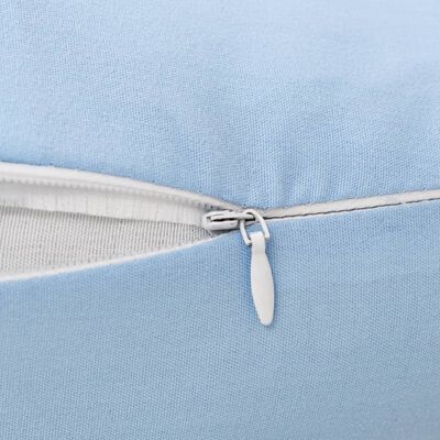 vidaXL Pregnancy Pillow J-Shaped 54x(36-43) cm Blue