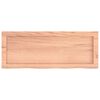 vidaXL Wall Shelf Light Brown 80x30x(2-4) cm Treated Solid Wood Oak
