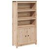 vidaXL Highboard 80x35x154 cm Solid Wood Pine