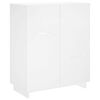 vidaXL Shoe Cabinet 73 x 38 x 87.5 cm Engineered Wood White