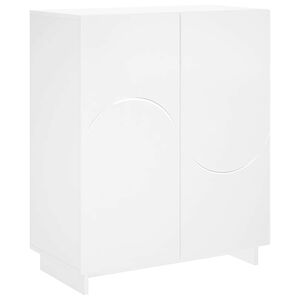 vidaXL Shoe Cabinet 73 x 38 x 87.5 cm Engineered Wood White