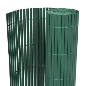 vidaXL Garden Fence Green 150 x 500 cm PVC