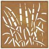 vidaXL Garden Wall Decoration 55x55 cm Corten Steel Grass Design
