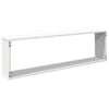 vidaXL Wall Cube Shelf 4 pcs White 100x15x30 cm Engineered Wood