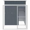 vidaXL Chicken Cage with Run Anthracite 165x251x181 cm Galvanised Steel
