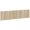 vidaXL Wall-Mounted Headboard EDE Sonoma Oak Engineered Wood