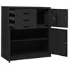 vidaXL Office Cabinet Anthracite 90x40x102 cm Steel
