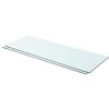 vidaXL Glass Panel | Set of 2 | Clear | Tempered Glass | 80x30 cm