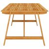 vidaXL 7 Piece Garden Dining Set Brown