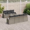 vidaXL Garden Sofa Set 8 pcs Grey