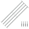 vidaXL Window grilles 1000-1500 mm Galvanized Steel
