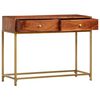 vidaXL Console Table 100x35x76 cm Solid Acacia Wood