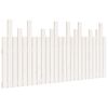 vidaXL Wall Headboard White 159,5x3x80 cm Solid Wood Pine