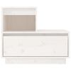 vidaXL Bedside Cabinets 2 pcs White 60x34x51 cm Solid Wood Pine