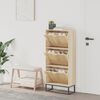 vidaXL Shoe Cabinet 52x25x120 cm Engineered Wood
