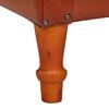 vidaXL Tub Chair Brown Real Goat Leather