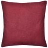 4 Burgundy Cushion Covers Cotton 50 x 50 cm